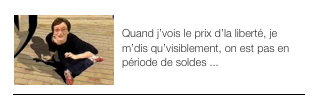 ￼EPISODE 1
Quand j’vois le prix d’la liberté, je m’dis qu’visiblement, on est pas en période de soldes ...
￼